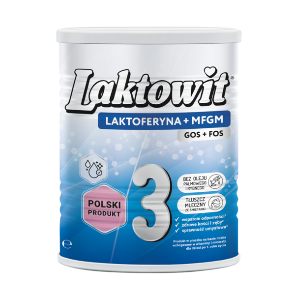 Laktowit 3 LAKTOFERYNA+MFGM powyżej 1. roku (400g)