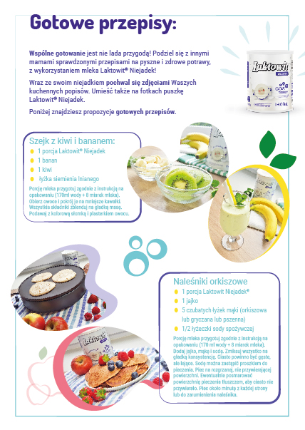 Laktowit Niejadek pomoc dla dzieci wybrednych i z wybiórczością pokarmową. Gotowe przepisy na smaczne i łatwe dania