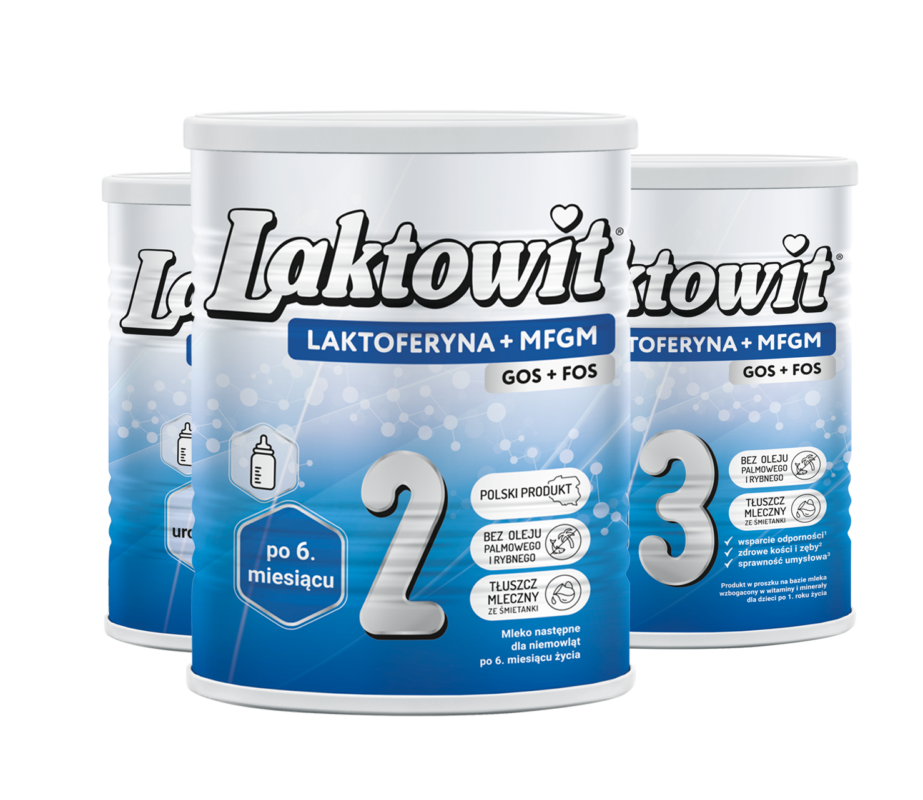 Laktowit mleko dla niemowląt z laktoferyną i MFGM. Polski produkt. .